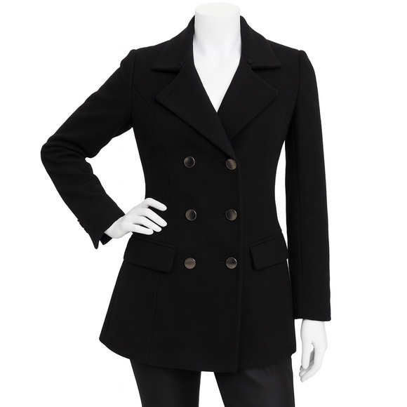 Robert Phillipe New York Quilted Wool-Blend Coat | Double-Breasted | Size M - Picture 3 of 6